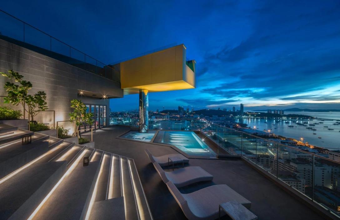 The Edge Central Pattaya Seaview With Infinity Pool & Free Netflix Eksteriør billede